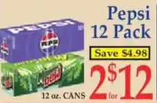 Market Basket Pepsi 12 Pack offer