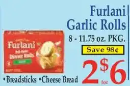 Market Basket Furlani Garlic Rolls offer