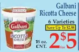 Market Basket Galbani ricotta cheese offer