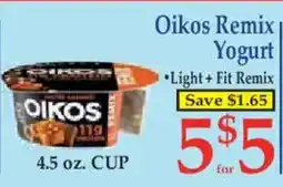 Market Basket Oikos Remix Yogurt offer