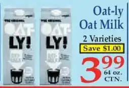 Market Basket Oatly Oat Milk offer