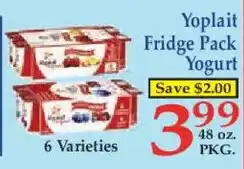 Market Basket Yoplait Fridge Pack Yogurt offer