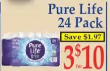 Market Basket Pure Life 24 Pack offer