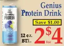 Market Basket Genius Protein Drink offer