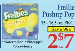 Market Basket Frollies Pushup Pop offer