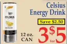 Market Basket Celsius Energy Drink offer