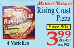 Market Basket Rising Crust Pizza offer