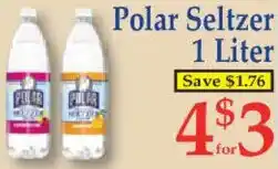 Market Basket Polar Seltzer offer