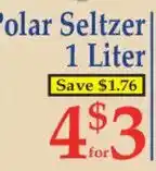Market Basket Polar Seltzer offer