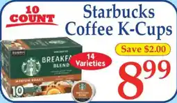 Market Basket Starbucks coffee k-cups offer