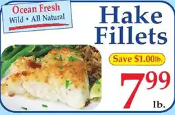 Market Basket Ocean Fresh Hake Fillets offer