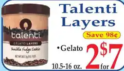 Market Basket Talenti Gelato Layers offer