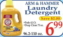 Market Basket Arm & Hammer laundry detergent offer
