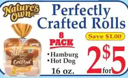 Market Basket Nature's Own Perfectly Crafted Rolls offer