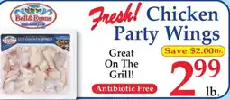 Market Basket Bell & Evans Chicken Party Wings offer