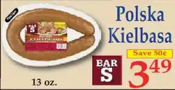 Market Basket Bar s polska kielbasa offer