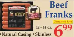 Market Basket Market Basket Beef Franks offer