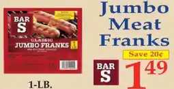 Market Basket Bar S classic jumbo franks offer