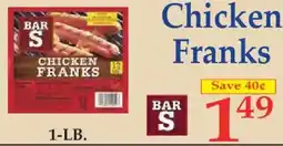 Market Basket Bar S chicken franks offer