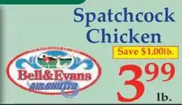Market Basket Bell & Evans Spatchcock Chicken offer