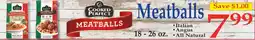 Market Basket Meatballs offer