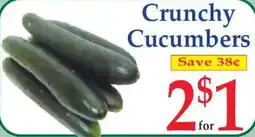 Market Basket Crunchy Cucumbers offer