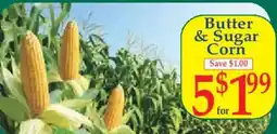 Market Basket Butter & Sugar Corn offer