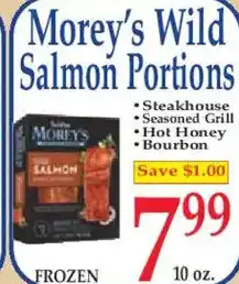 Market Basket Morey's Wild Salmon Portions offer
