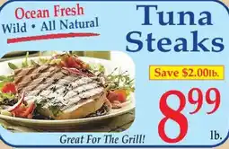 Market Basket Ocean Fresh Tuna Steaks offer