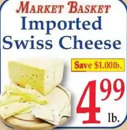 Market Basket Market Basket imported swiss cheese offer