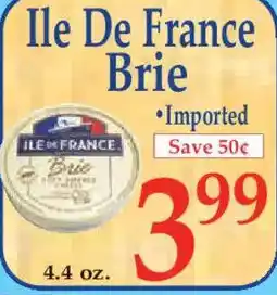 Market Basket Ile De France Brie offer