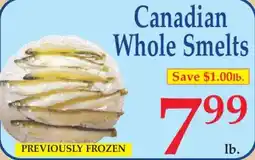 Market Basket Canadian Whole Smelts offer