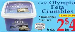 Market Basket Cafe Olympia Feta Crumbles offer