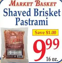 Market Basket Market Basket Shaved Brisket Pastrami offer