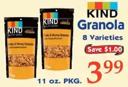 Market Basket Kind granola offer