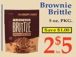 Market Basket The Crispy Cookie Brownie Brittle offer