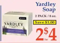Market Basket Yardley Soap offer
