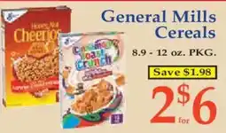 Market Basket General Mills Cereals offer