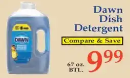 Market Basket Dawn dish detergent offer