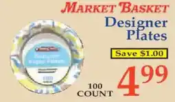 Market Basket Market Basket designer plates offer