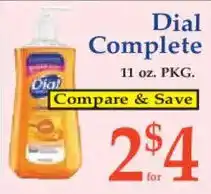 Market Basket Dial Complete offer