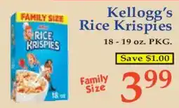 Market Basket Kellogg's Rice Krispies offer
