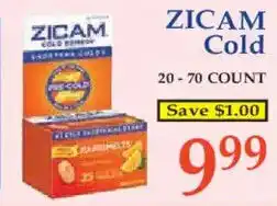 Market Basket Zicam Cold offer