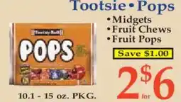 Market Basket Tootsie Pops offer