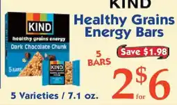 Market Basket Kind healthy grains energy offer