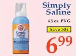 Market Basket Simply Saline offer