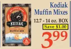 Market Basket Kodiak Muffin Mixes offer