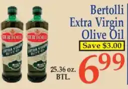 Market Basket Bertolli extra virgin olive oil offer