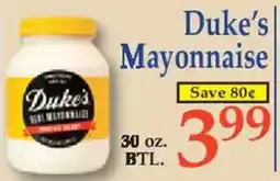 Market Basket Duke's mayonnaise offer