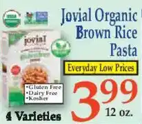 Market Basket Jovial Organic Brown Rice Pasta offer